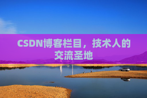 CSDN博客栏目，技术人的交流圣地